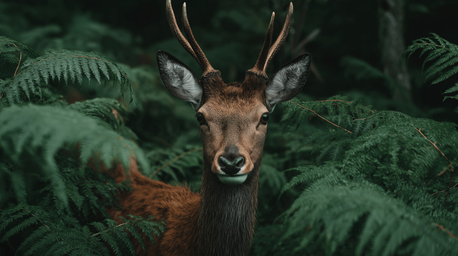 Deer Greenery puzzle preview